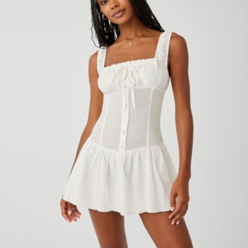 Frankies Bikinis - Christa Ruffle Mini Dress